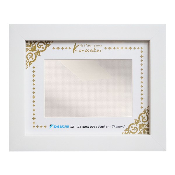กรอบรูปกระดาษแข็ง-พิมพ์สี-กรอบกระดาษ-custom paper frame-DAIKIN